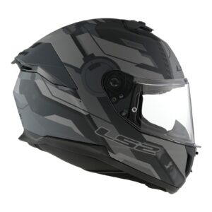 LS2 FF808 Stream II Shadow Road Helmet Matte Titanium / Grey - Image 16