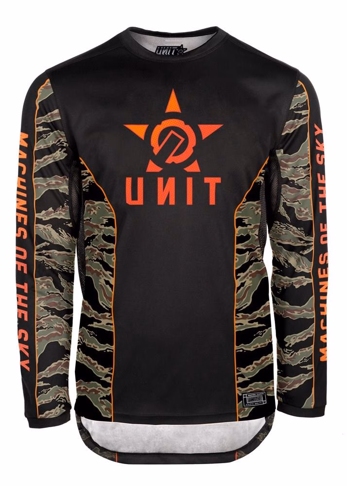 Unit Unknown Motocross Jersey Slim Fit Camo