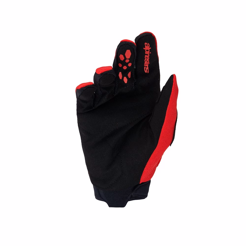 Alpinestars Full Bore Motocross Gloves Bright Red/Black
