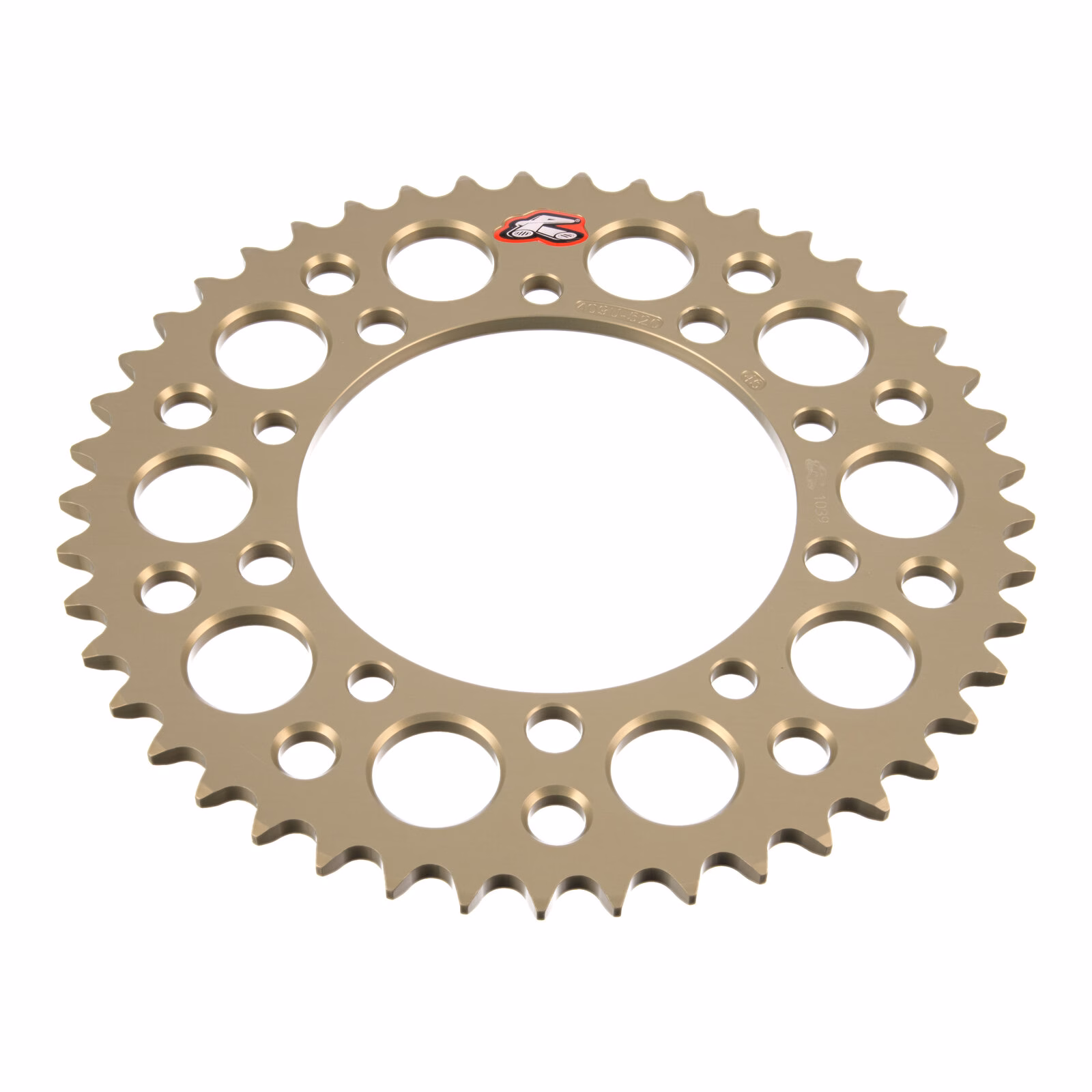 Renthal Sprocket Hard Anodised 45T Silver - Image 2
