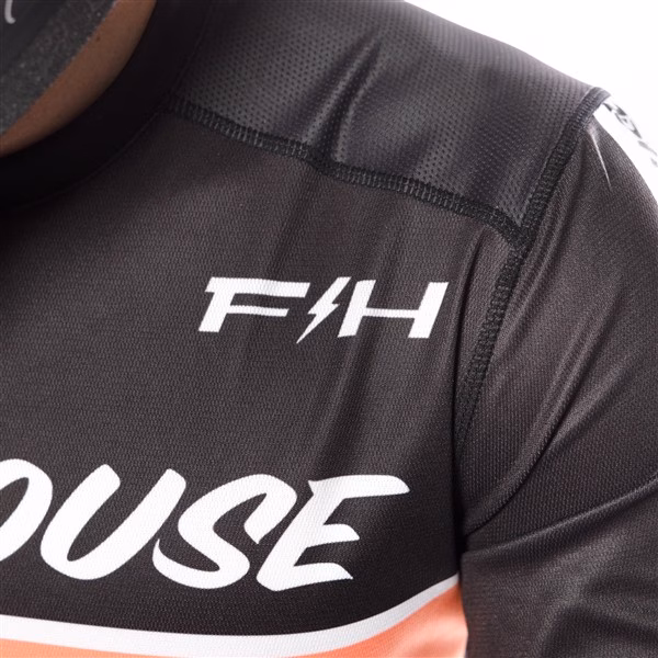 Fasthouse Elrod Formula Motocross Jersey, Oceanic Mint/Hyper Coral