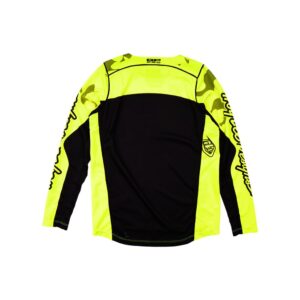 Troy Lee Designs GP Pro Blotted Motocross Jersey Youth Flo Yellow - Image 2