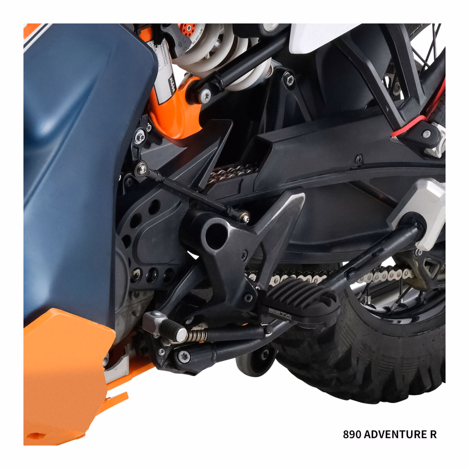 Zeta Adventure Foot Pegs KTM – Black - Image 7