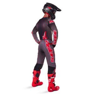 Alpinestars Supertech Lipan Motocross Jersey Smoke/Bright Red - Image 5