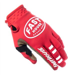 Fasthouse Speed Style Ramble Motocross Gloves Red - Image 1