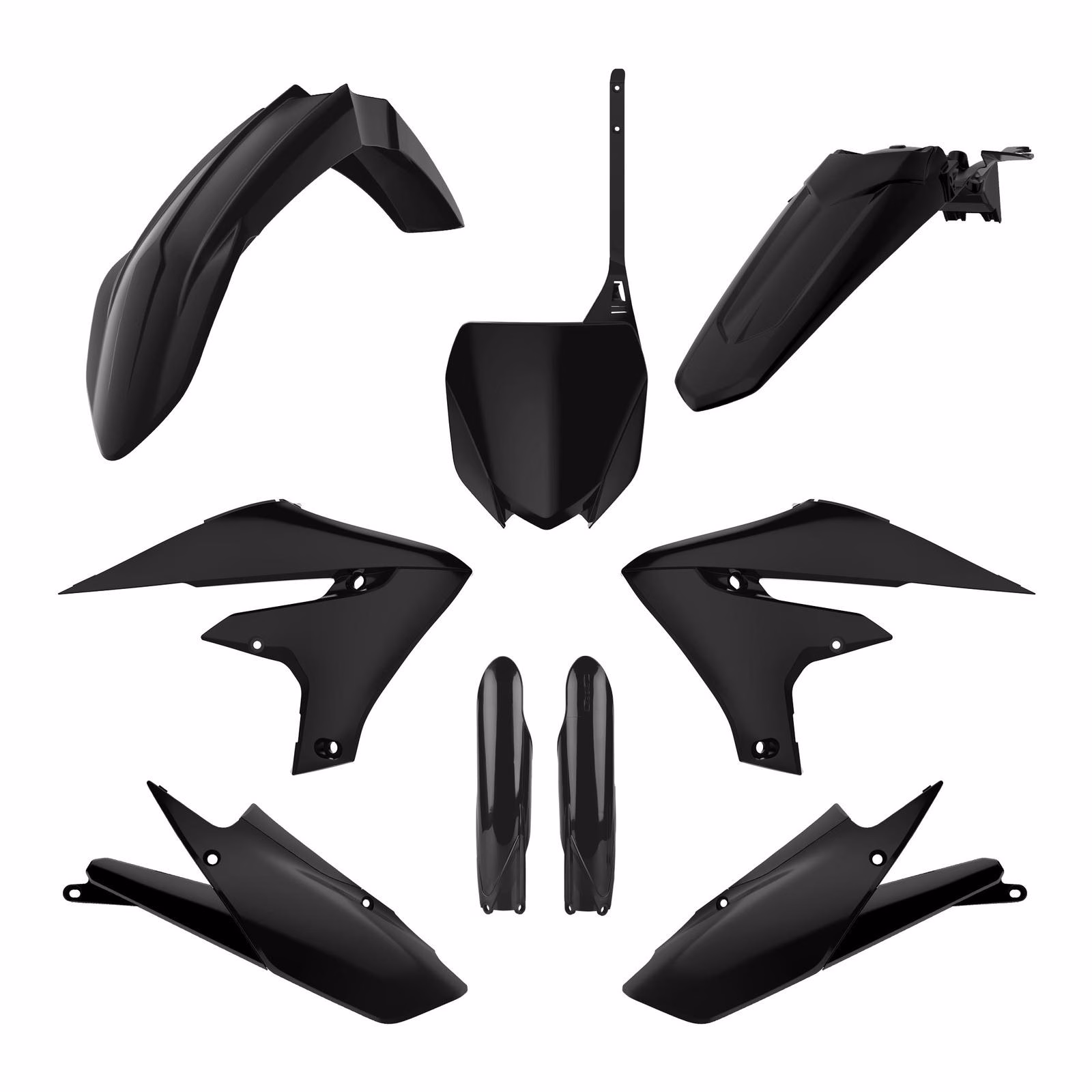 Polisport Full Kit YZ250F ('19-'23) YZ450F ('18-'22) - Black - Image 1