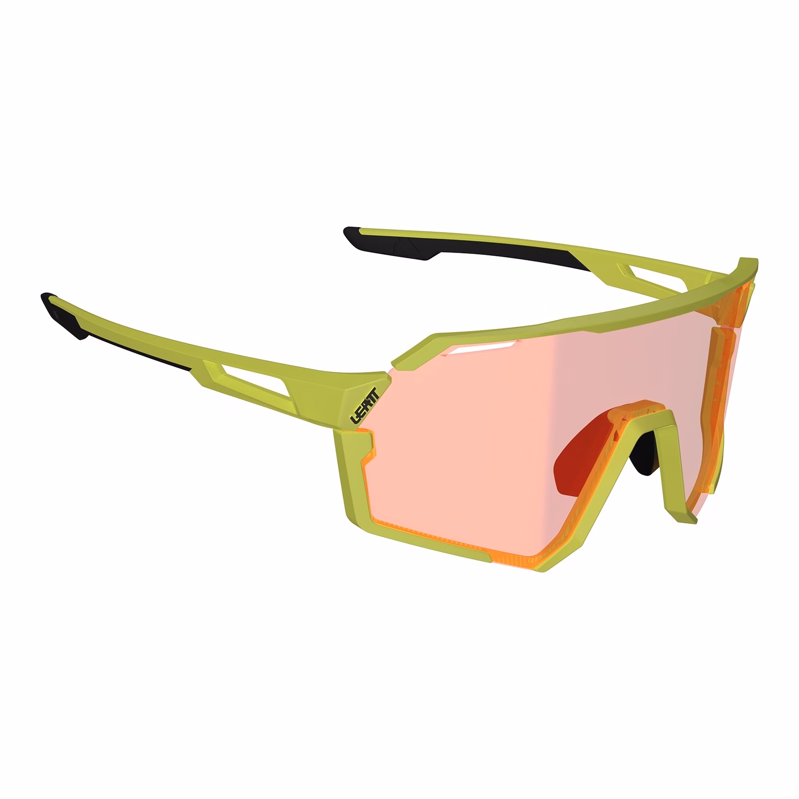 Leatt Rideviz Pro Sunglasses - Neon Yellow Iriz Cryztal Red (13 VLT) - Image 1