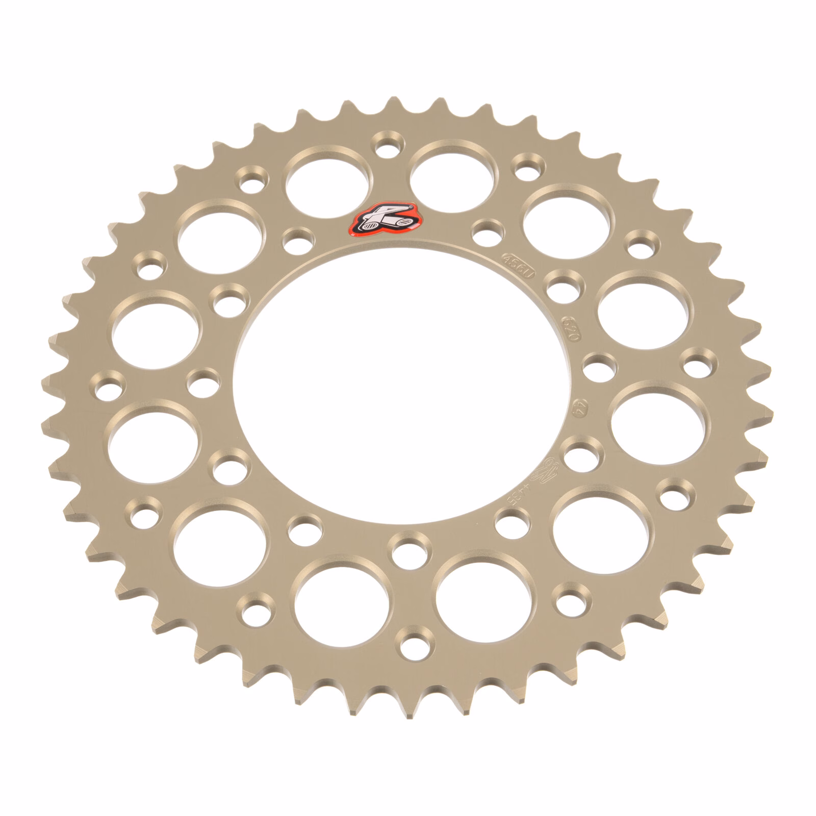 Renthal Sprocket Rear Hard Anodised 44T 44P-HA Ultralight - Image 2