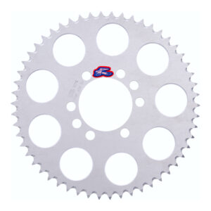 Renthal Sprocket Rear Silver 54T Alloy 7075 T6 Grooved Yamaha - Image 1