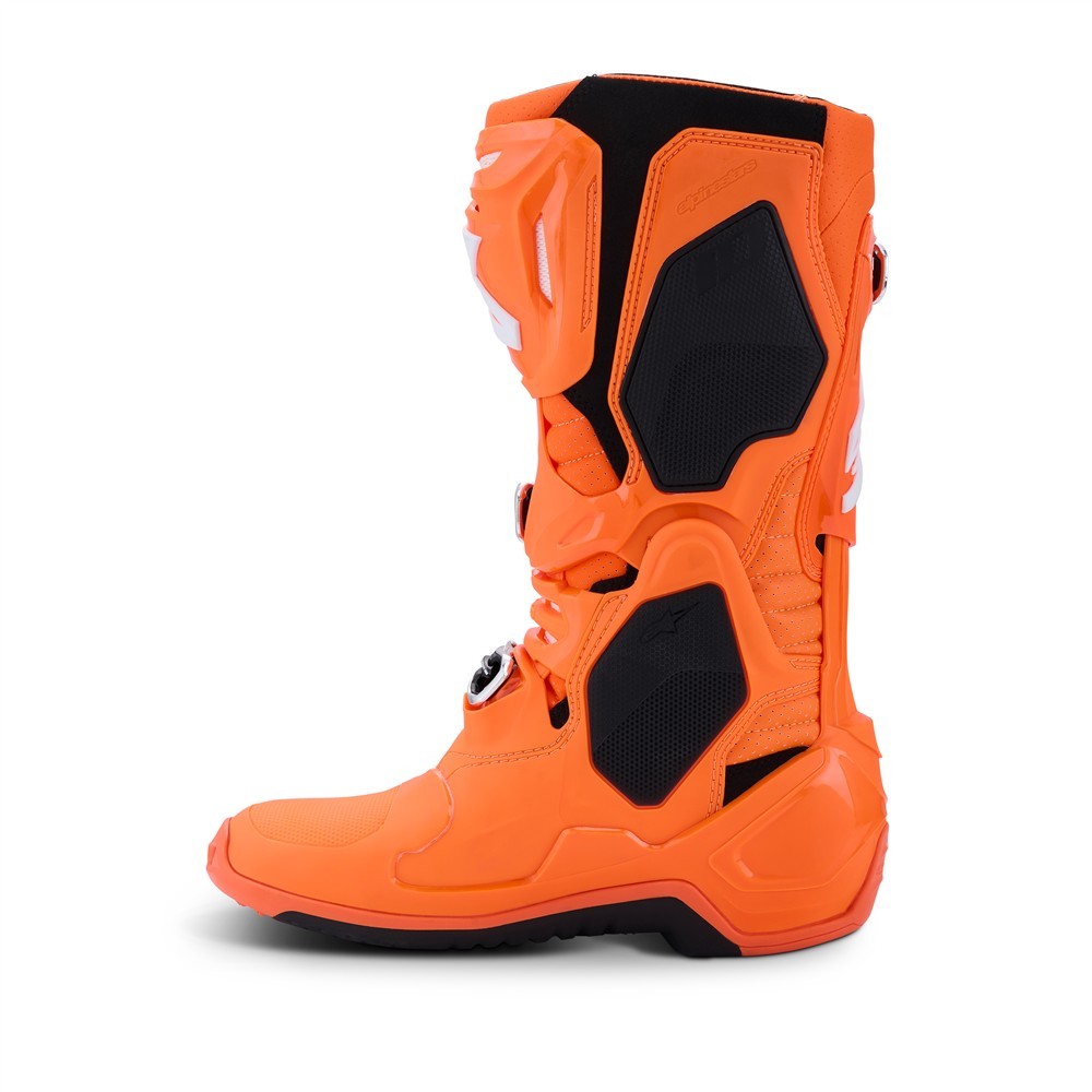 Alpinestars Tech-10 Supervented Motocross Boots Orange Fluoro/Black/White