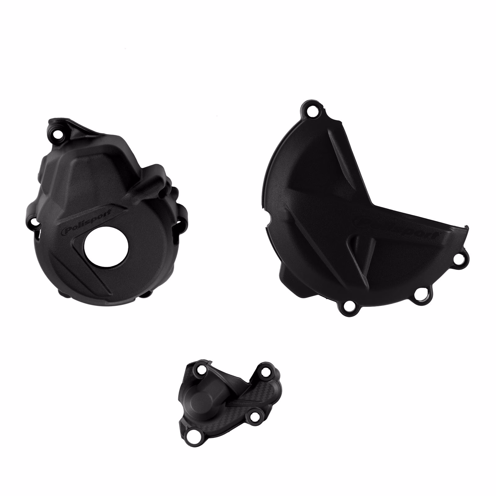 Polisport Kit Clutch and Ignition Cover Gasgas 250/300 ('21>) - Black - Image 1