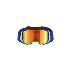 Alpinestars Supertech Vision Vista Motocross Goggles Blue/Yellow/Purple - Mirror Red Lens - Image 2