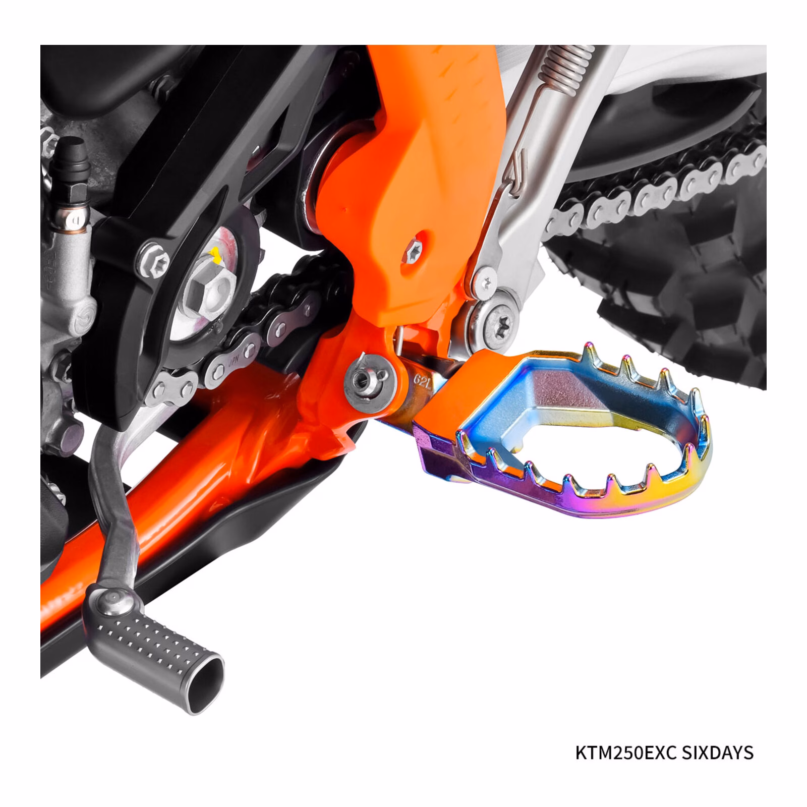 Zeta Max Foot Pegs KTM - Oil Slick - Image 3
