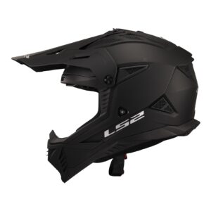 LS2 MX708 Fast II Motocross Helmet Matte Black - Image 2