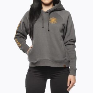 Fasthouse Stray Hooded Pullover Ladies Grey - Image 2