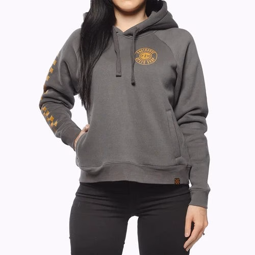 Fasthouse Stray Hooded Pullover Ladies Grey