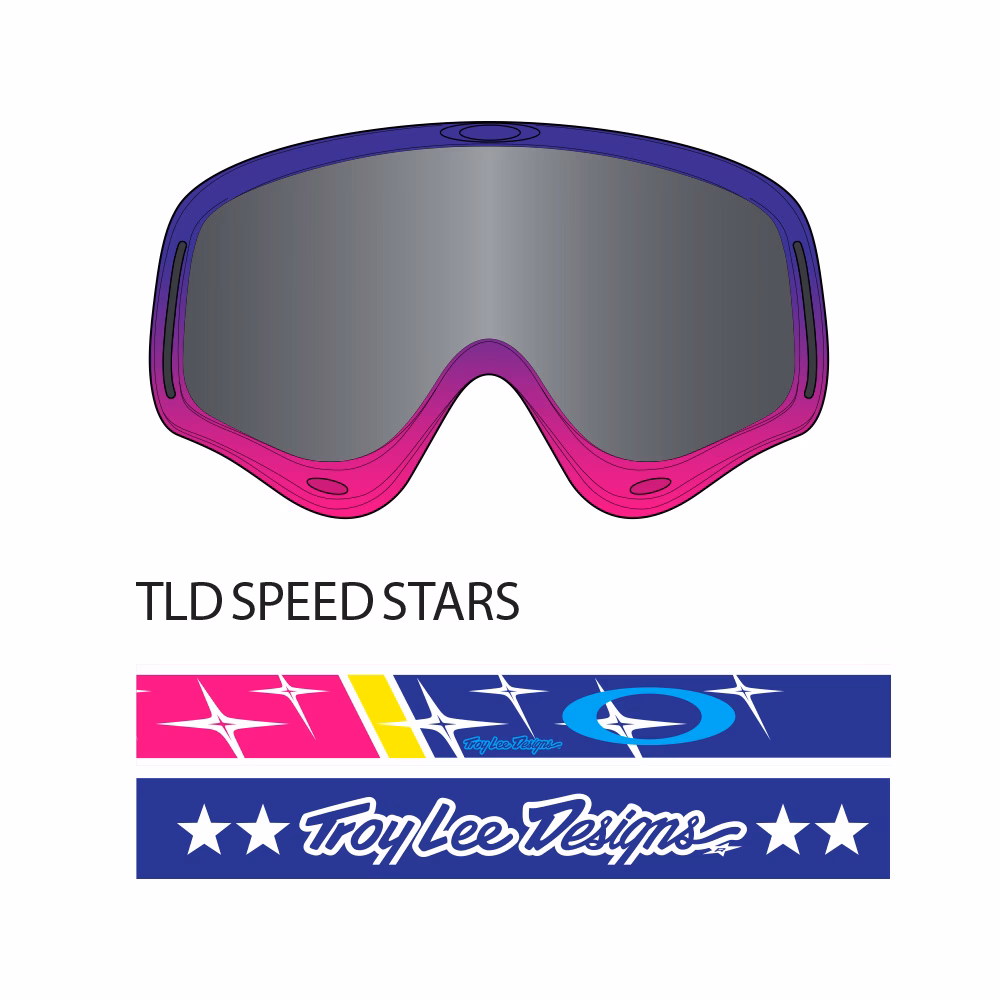 Oakley O-Frame MX TLD Speed Stars w Dark Grey