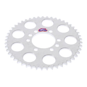 Renthal Sprocket Rear Silver 49T Alloy 7075 T6 Grooved Yamaha - Image 2