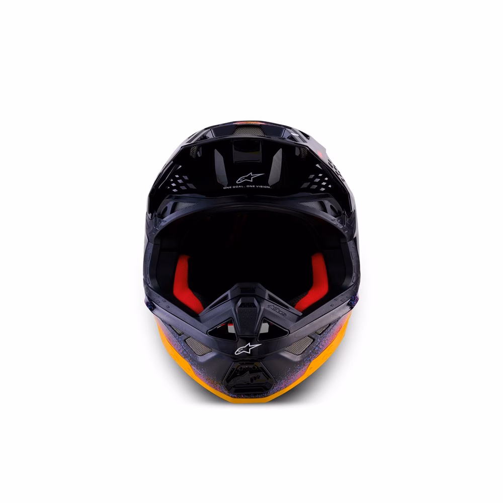 Alpinestars Supertech S-M10 Black Hole LE Motocross Helmet Black Burst Gloss