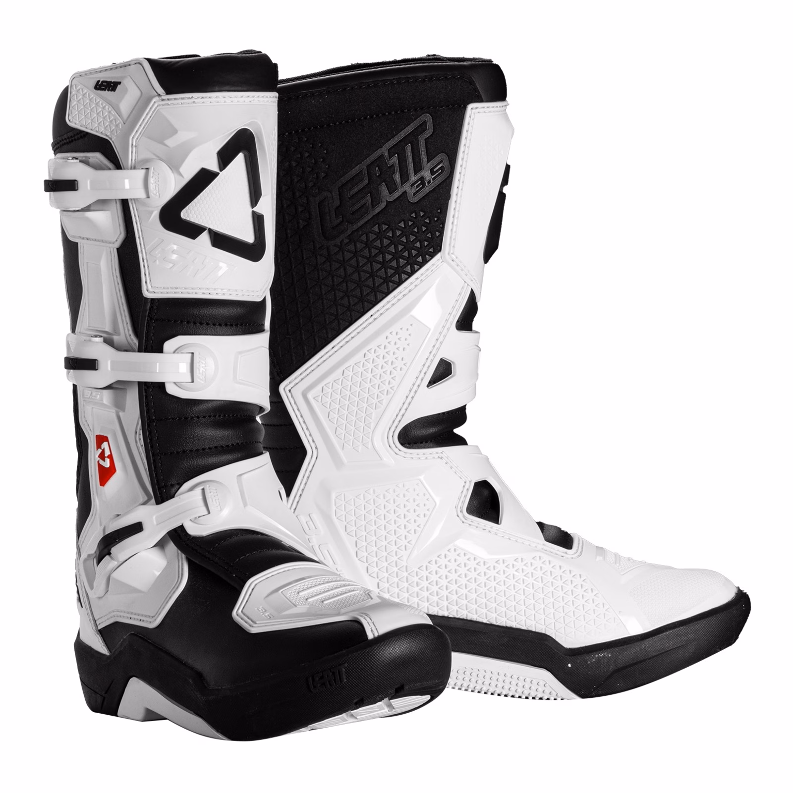 Leatt 3.5 Junior Motocross Boot White - Image 1