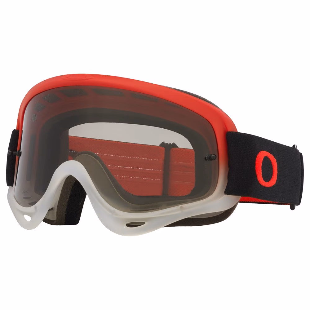 Oakley O-Frame MX Goggle Team Red w/ Light Grey Lens