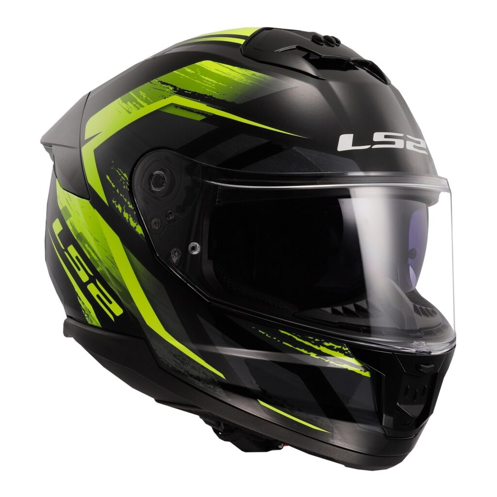 LS2 FF808 Stream II Fury Road Helmet Black / Hi-Viz Yellow