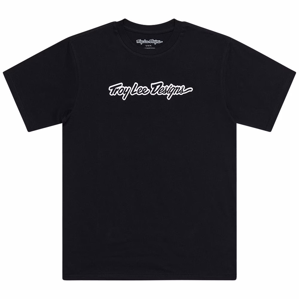 Troy Lee Designs Signature Tee Black
