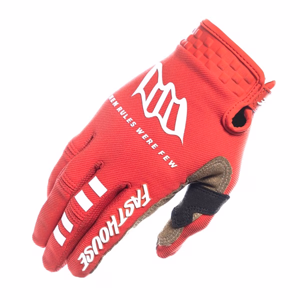 Fasthouse Speed Style Ramble Motocross Gloves Red