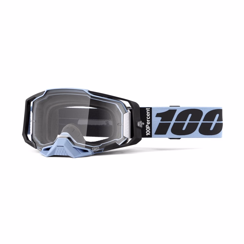 100% Armega Motocross Goggles Petros - Clear Lens