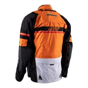 Leatt 7.5 ADV Rally HydraDri Adventure  Jacket - Orange/Grey - Image 2