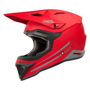 O'Neal 1SRS SOLID Motocross Helmet - Red - Image 2