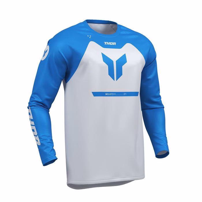 Thor MX Ridemode Menace Motocross Jersey Blue