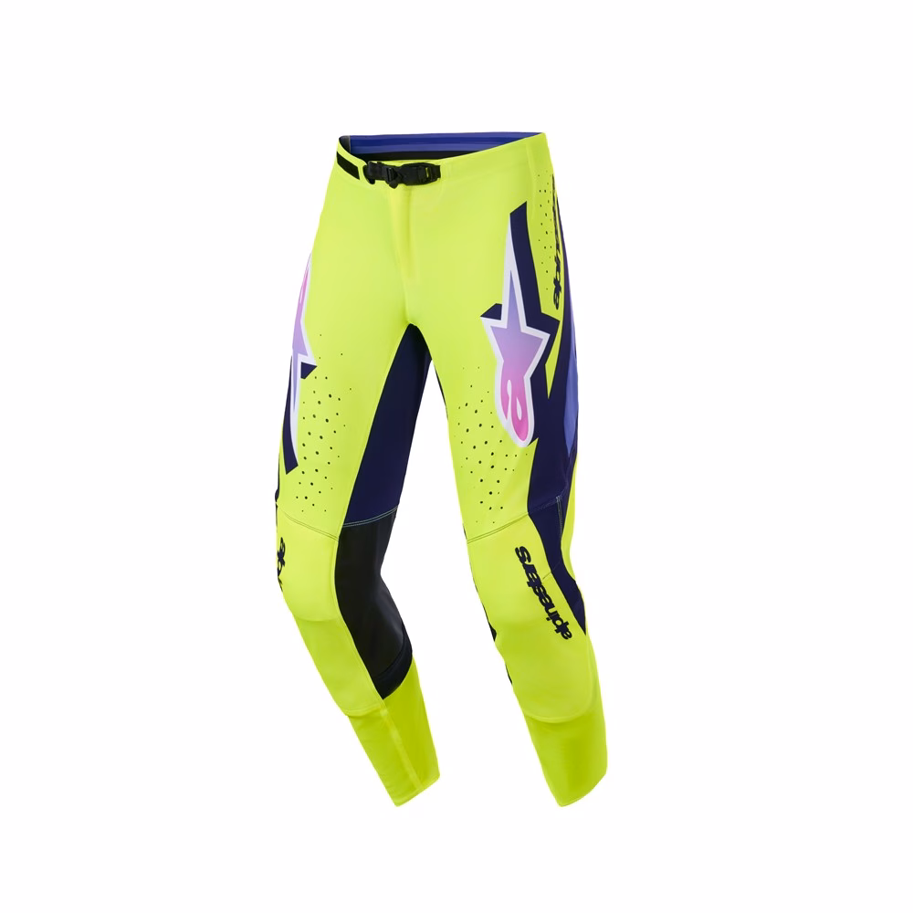 Alpinestars Supertech Vista Motocross Pants Yellow/Purple/Black