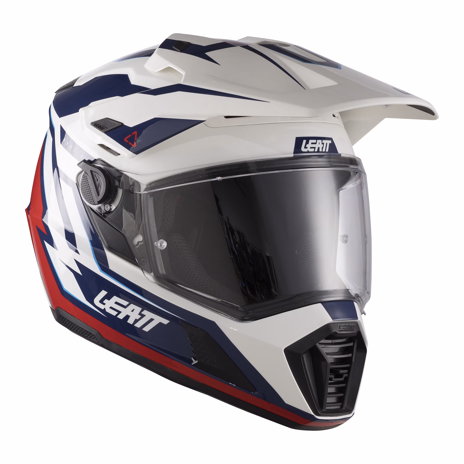 Leatt 7.5 ADV Helmet Kit Royal Blue/Red - Image 1