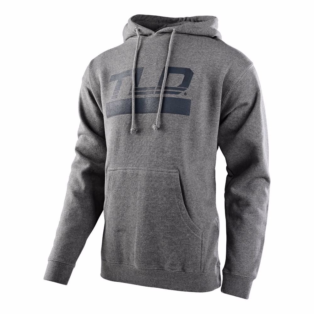 Troy Lee Designs Speed Logo Pullover Hoodie Gunmetal Heather