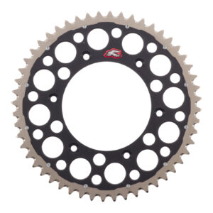 Renthal Sprocket Twinring Black 52T Bi-Metal Grooved - Image 1