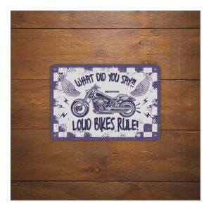 Oxford Garage Metal Sign: "What Did You Say" - Image 2