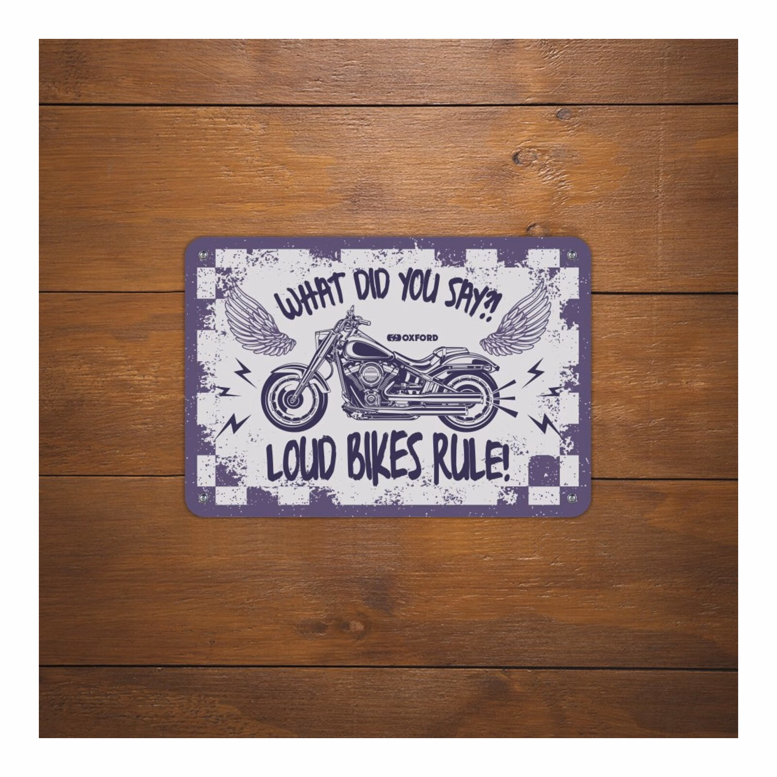 Oxford Garage Metal Sign: "What Did You Say" - Image 2