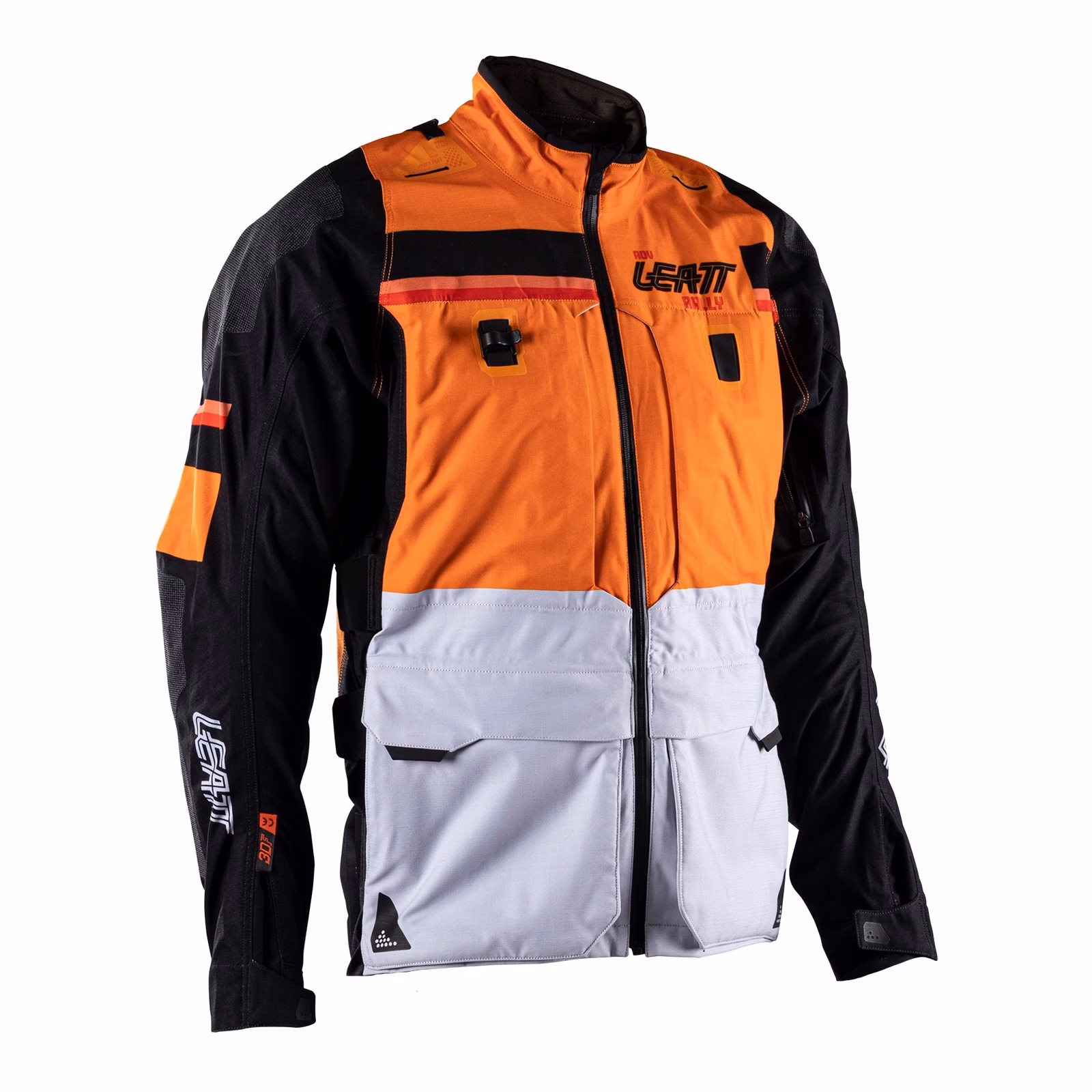Leatt 7.5 ADV Rally HydraDri Adventure  Jacket - Orange/Grey - Image 1