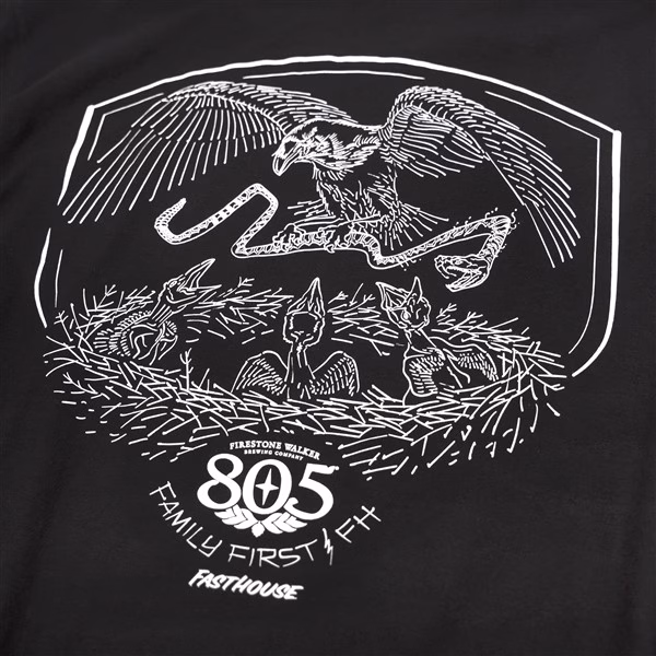 Fasthouse 805 Family First Tee - Black
