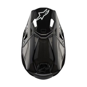 Alpinestars Supertech S-M10 Motocross Helmet Black Gloss Carbon - Image 4