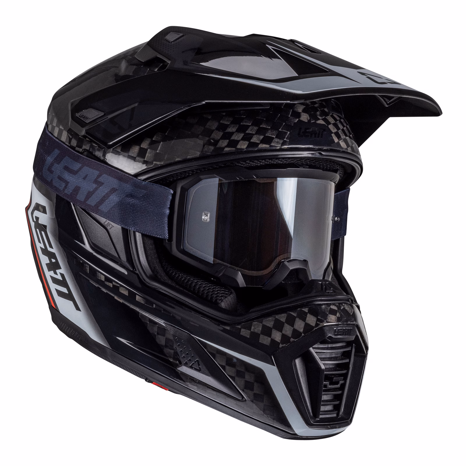 Leatt 9.5 Adventure Helmet Kit - Carbon - Image 3