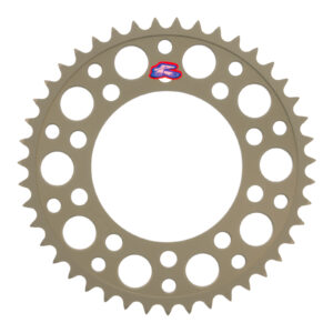 Renthal Sprocket Rear Silver 43T Alloy 7075 T6 Grooved Honda - Image 1