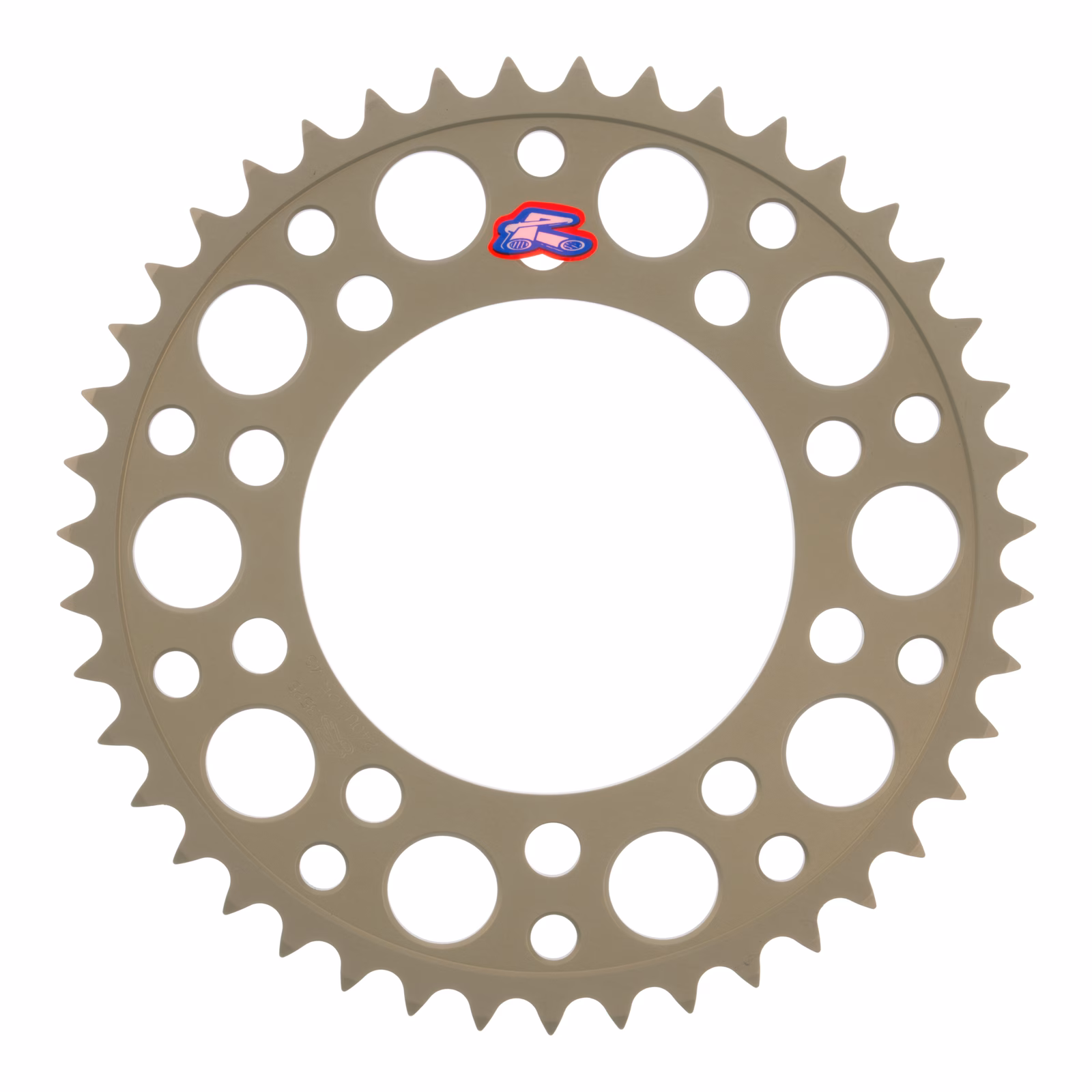 Renthal Sprocket Rear Silver 43T Alloy 7075 T6 Grooved Honda - Image 1