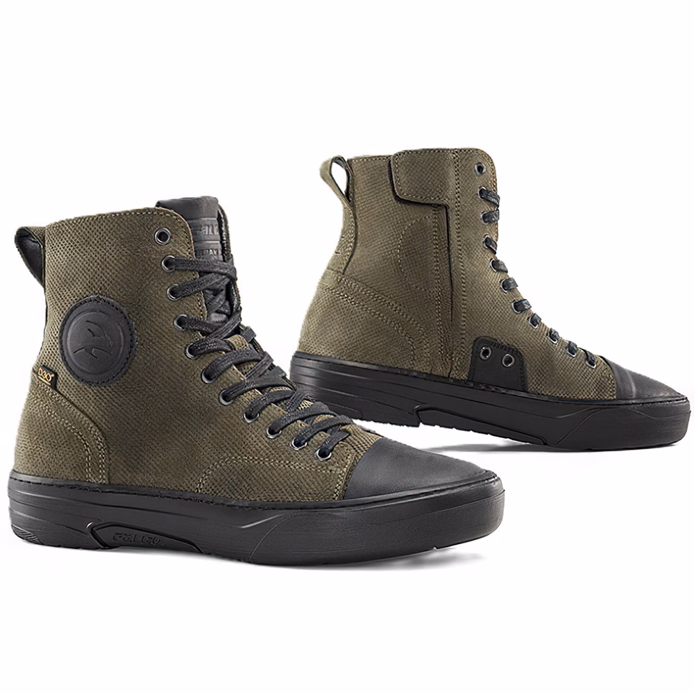 Falco Lennox 3 Motorcycle Shoes Army Green
