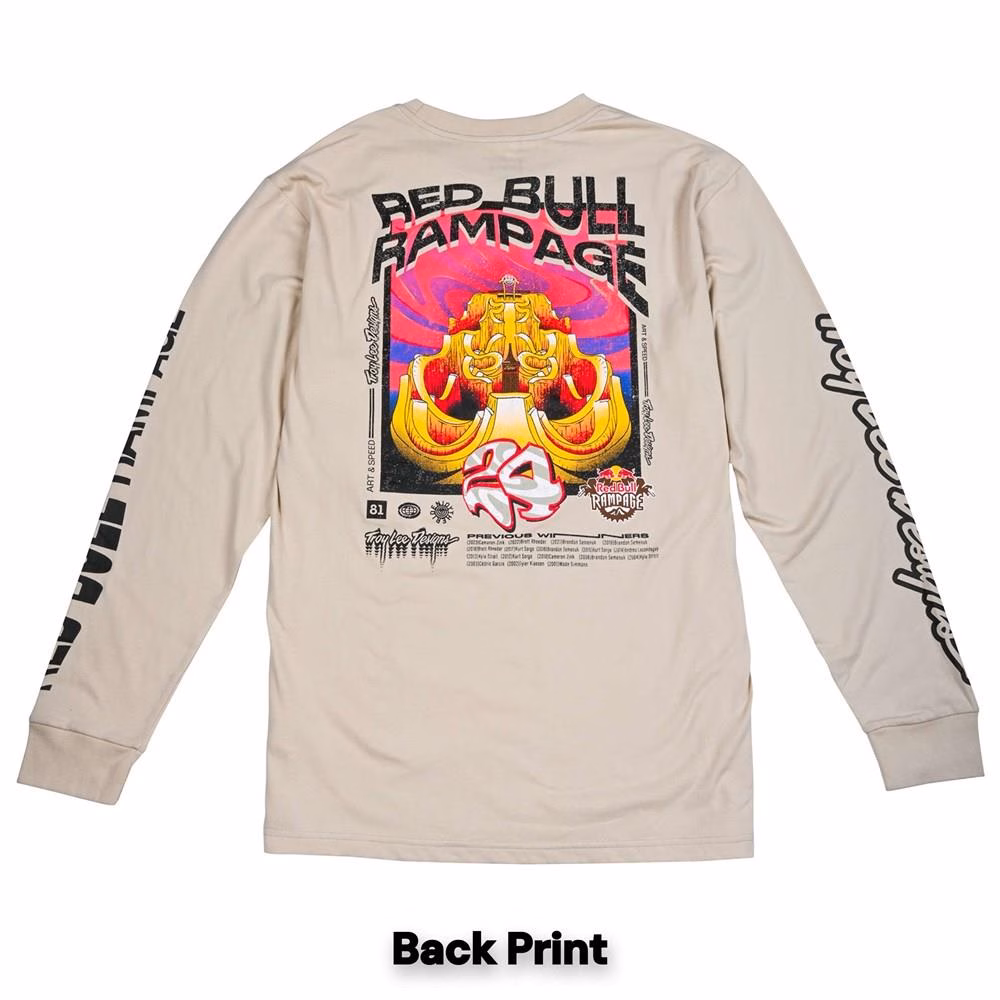 Troy Lee Designs x RedBull Rampage Altered Reality Long Sleece Tee Cement