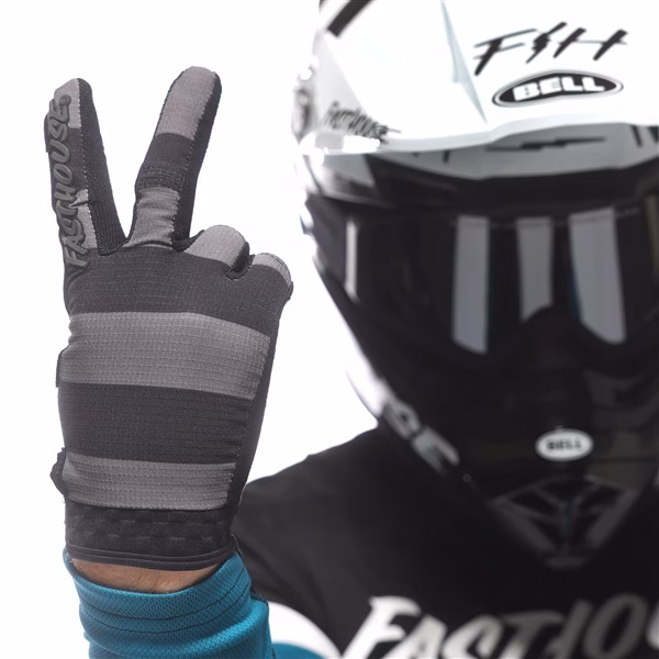 Fasthouse Speed Style Akin Motocross Glove Black/Gray