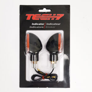 Mini Arrow indicators short 68MM clear lens E-mark Tech7 - Image 1