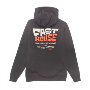 Fasthouse Utopia Hooded Pullover Youth Black - Image 1