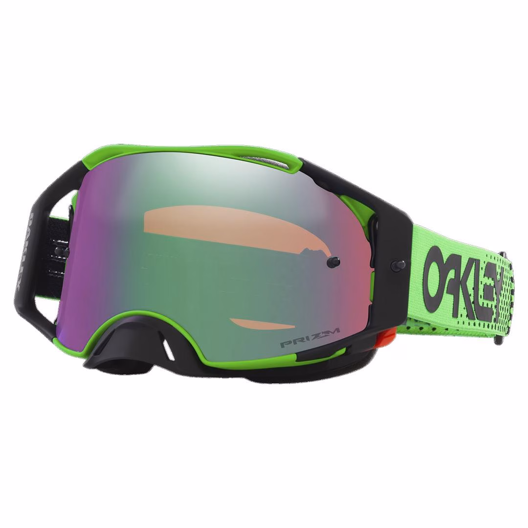 Oakley AirBrake Motocross Goggle Moto Green B1B w/ PRIZM Jade - Image 1